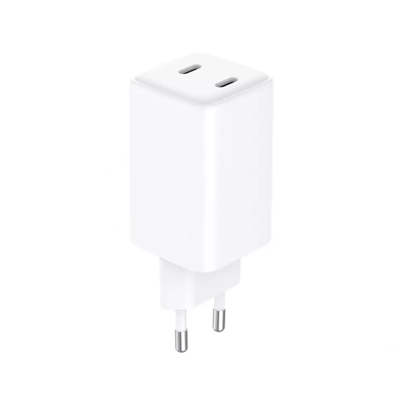 Sandberg AC -laturi Dual USB-C PD65W EU, sisäkäyttö, AC, 20 V, 3,25 A, valkoinen