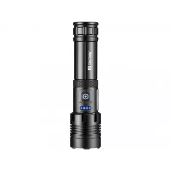 Sandberg Survivor 7in1 Torch -varavirtalähde 5000, käsivalaisin, musta, alumiini, LED, 2 lamppua, 200 lm