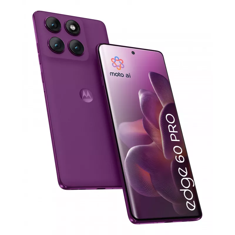 Motorola edge 60 pro 16,9 cm (6,67 inch) Dual SIM Android 15 5G USB Type-C 12 GB 512 GB 6000 mAh violetti