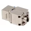 Keystone-moduuli Lanberg KSF6-4000, litteä RJ-45-liitäntä, sininen-hopea