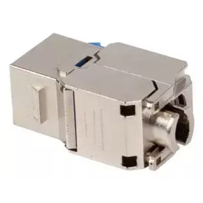 Keystone-moduuli Lanberg KSF6-4000, litteä RJ-45-liitäntä, sininen-hopea