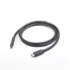 USB-C–USB-C-kaapeli Gembird CCP-USB3.1-CMCM-1M — 1 m, USB 3.2 Gen 1, musta