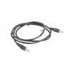 Audiokaapeli LANBERG 3,5 mm pistoke–pistoke 1,2 m musta