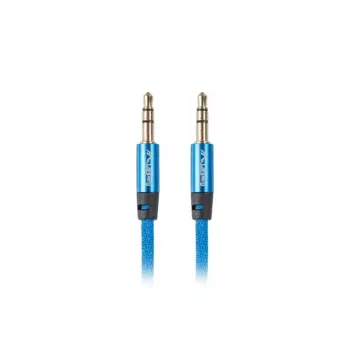 Audiokaapeli LANBERG 3,5 mm pistoke – 3,5 mm pistoke, 2 m, sininen