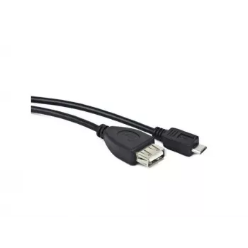 USB 2.0 -kaapeli LANBERG OEM-0006 — USB A – Micro-USB B, 0,15 m, musta