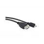 USB 2.0 -kaapeli LANBERG OEM-0006 — USB A – Micro-USB B, 0,15 m, musta