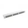 Lanberg patchpanel 24 porttia 1U, Kat. 6, suojattu, harmaa