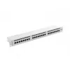 Lanberg patchpanel 24 porttia 1U, Kat. 6, suojattu, harmaa