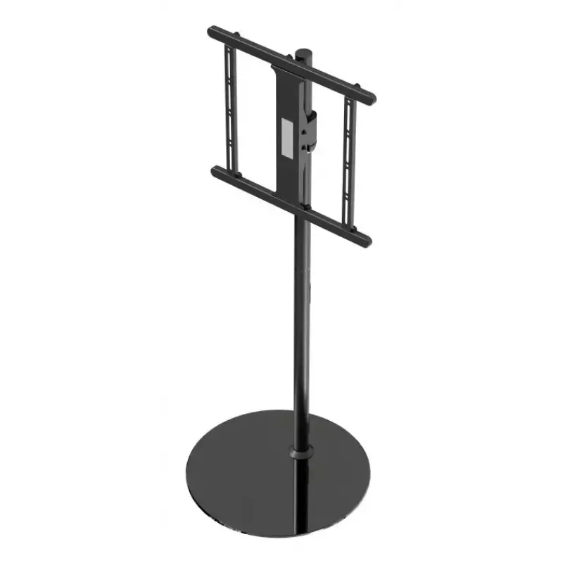 Gembird TVS-65S-02 kääntyvä television lattiajalusta, 32–65 tuumaa, 35 kg, musta