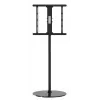Gembird TVS-65S-02 kääntyvä television lattiajalusta, 32–65 tuumaa, 35 kg, musta
