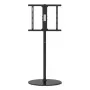 Gembird TVS-65S-02 kääntyvä television lattiajalusta, 32–65 tuumaa, 35 kg, musta