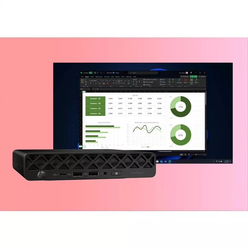 Mini-PC HP ProDesk 4 Mini G1i Intel Core Ultra 5 225T 16GB 512GB SSD Intel Graphics Windows 11 Pro
