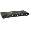 Techly 4x1 USB HDMI 4Kx2K IDATA KVM-HDMI4U KVM-kytkin musta