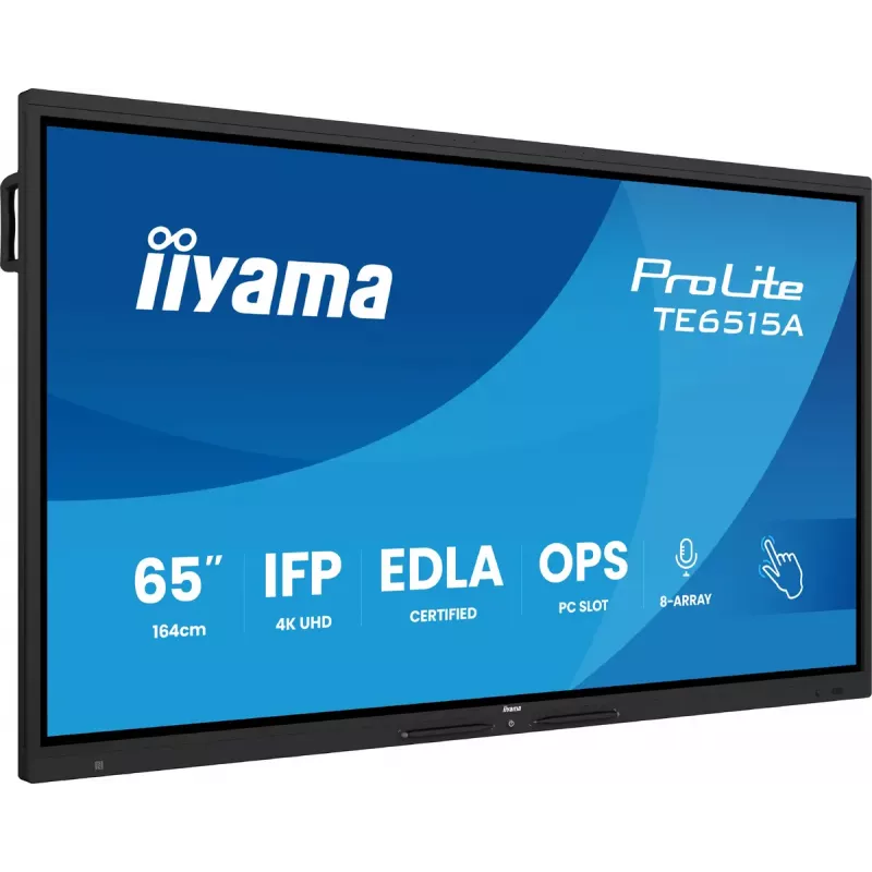 Näyttö iiyama TE6515A-B1AG 65 tuuman 4K UHD kosketusnäyttö
