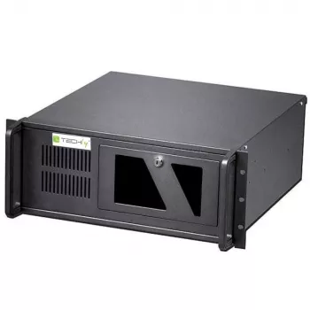 Techly Industrial 4U räkkikiinnitteinen tietokonekotelo I-CASE MP-P4HX-BLK2
