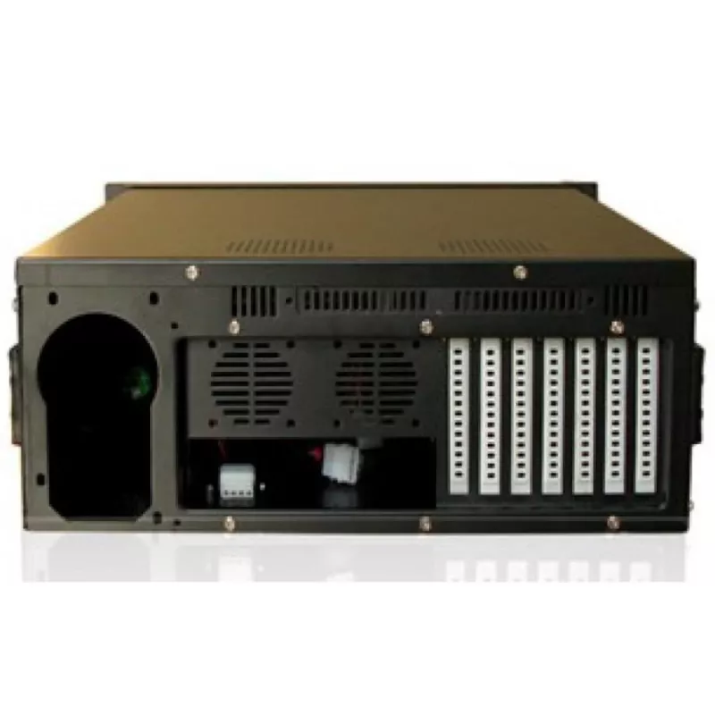 Techly Industrial 4U räkkikiinnitteinen tietokonekotelo I-CASE MP-P4HX-BLK2