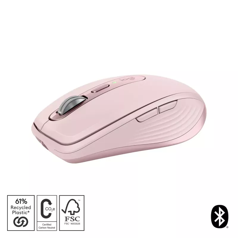 Logitech MX 3S -hiiri Pink USB Optinen