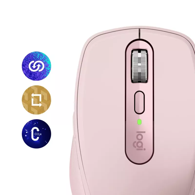 Logitech MX 3S -hiiri Pink USB Optinen