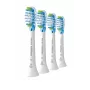 Philips Premium Plaque Defence HX9044/87 4 kpl:n pakkaus harjaspäitä, 4 kpl, valkoinen, 3 kuukautta, keskikova, 62 000 liikettä minuutissa, Philips