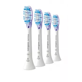 Philips Premium Gum Care HX9054/87 4 kpl:n pakkaus harjaspäitä, 4 kpl, valkoinen, 3 kuukautta, pehmeä, 62 000 liikettä minuutissa, Philips
