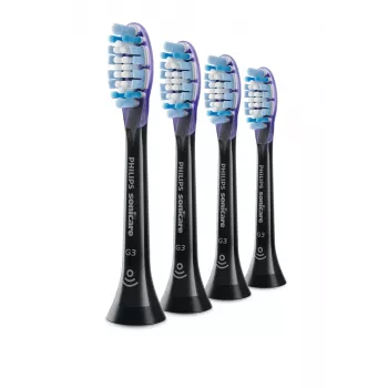 Philips Premium Gum Care HX9054/88 4 kpl:n pakkaus harjaspäitä, 4 kpl, musta, 3 kuukautta, pehmeä, 62 000 liikettä minuutissa, Philips