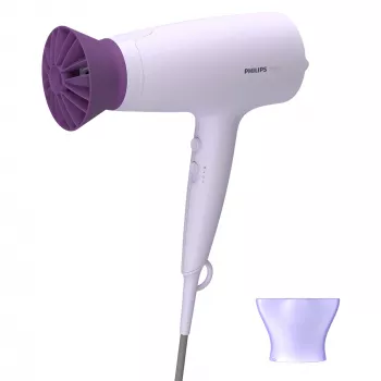 Hiustenkuivaaja Philips BHD341/10 2100 W, violetti, 6 nopeutta, 6 lämpötilatasoa, kylmäasetus, muotoilusuutin