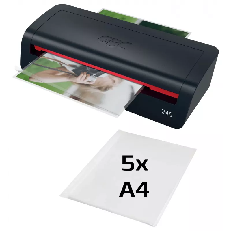 GBC 240 Home Office A4 -laminointilaite, 24 cm, kuumalaminointilaite, 2 min, 400 mm/min, 0,5 mm, A4