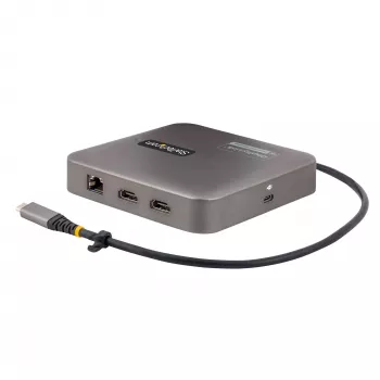 StarTech.com USB-C-telakointiasema, Dual 4K 60Hz HDMI, yhteensopiva Macbook Pro (M1/M2/M3/M4) ja Windows, USB-A/USB-C 10Gbps-keskitin, 100W Power Delivery, GbE, SD, 56cm kaapeli