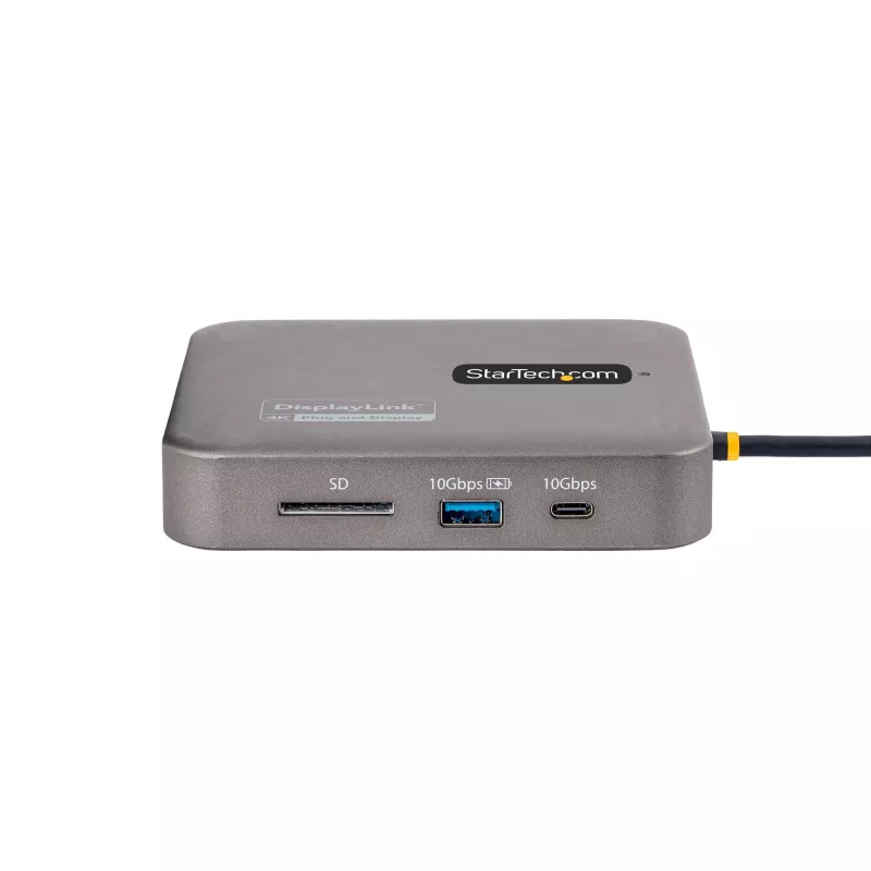 StarTech.com USB-C-telakointiasema, Dual 4K 60Hz HDMI, yhteensopiva Macbook Pro (M1/M2/M3/M4) ja Windows, USB-A/USB-C 10Gbps-keskitin, 100W Power Delivery, GbE, SD, 56cm kaapeli