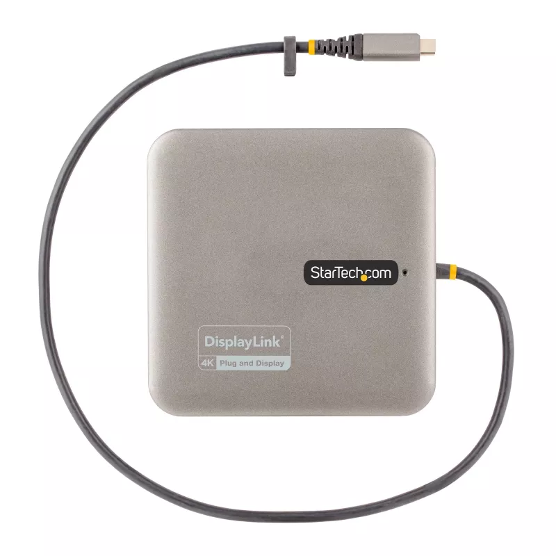 StarTech.com USB-C-telakointiasema, Dual 4K 60Hz HDMI, yhteensopiva Macbook Pro (M1/M2/M3/M4) ja Windows, USB-A/USB-C 10Gbps-keskitin, 100W Power Delivery, GbE, SD, 56cm kaapeli