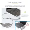 StarTech.com USB-C-telakointiasema, Dual 4K 60Hz HDMI, yhteensopiva Macbook Pro (M1/M2/M3/M4) ja Windows, USB-A/USB-C 10Gbps-keskitin, 100W Power Delivery, GbE, SD, 56cm kaapeli