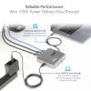 StarTech.com USB-C-telakointiasema, Dual 4K 60Hz HDMI, yhteensopiva Macbook Pro (M1/M2/M3/M4) ja Windows, USB-A/USB-C 10Gbps-keskitin, 100W Power Delivery, GbE, SD, 56cm kaapeli
