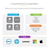StarTech.com USB-C-telakointiasema, Dual 4K 60Hz HDMI, yhteensopiva Macbook Pro (M1/M2/M3/M4) ja Windows, USB-A/USB-C 10Gbps-keskitin, 100W Power Delivery, GbE, SD, 56cm kaapeli
