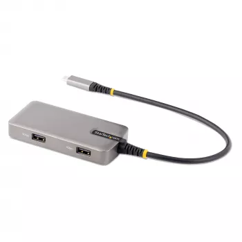 StarTech.com USB-C-moniporttiadapteri – 4K 60Hz HDMI – HDR – 2-porttinen 5Gbps USB 3.0 -keskitin – 100W Power Delivery -läpivienti – GbE – Works with Chromebook -sertifioitu – Windows/macOS