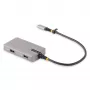 StarTech.com USB-C-moniporttisovitin - 4K 60Hz HDMI HDR:lla - 3-porttinen USB-keskitin - 100W Power Delivery -läpivienti - Works With Chromebook -sertifioitu - Windows/macOS/iPadOS/Android™