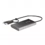 StarTech.com USB-C - Dual-HDMI-sovitin – USB-C tai A - 2x HDMI – 4K 60Hz – 100W Power Delivery -läpivienti – 30 cm (1ft) integroitu kaapeli – USB-HDMI-moninäyttömuunnin kannettavalle – TAA