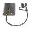 StarTech.com USB-C - Dual-HDMI-sovitin – USB-C tai A - 2x HDMI – 4K 60Hz – 100W Power Delivery -läpivienti – 30 cm (1ft) integroitu kaapeli – USB-HDMI-moninäyttömuunnin kannettavalle – TAA