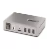 StarTech.com 10-porttinen USB-C-keskitin - 8x USB-A/2x USB-C - itsetehosteinen 65W virtalähteellä - USB 3.1 10Gbps - pöytä-/kannettavan USB-keskitin USB-IF-sertifioidulla 3ft lukittavalla kaapelilla, USB C -keskitin