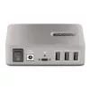 StarTech.com 10-porttinen USB-C-keskitin - 8x USB-A/2x USB-C - itsetehosteinen 65W virtalähteellä - USB 3.1 10Gbps - pöytä-/kannettavan USB-keskitin USB-IF-sertifioidulla 3ft lukittavalla kaapelilla, USB C -keskitin