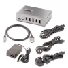 StarTech.com 10-porttinen USB-C-keskitin - 8x USB-A/2x USB-C - itsetehosteinen 65W virtalähteellä - USB 3.1 10Gbps - pöytä-/kannettavan USB-keskitin USB-IF-sertifioidulla 3ft lukittavalla kaapelilla, USB C -keskitin
