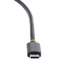 StarTech.com USB-C-moniporttisovitin, Dual-HDMI-video, 4K 60Hz, 2x 5 Gbit/s USB-A-keskitin, 100 W Power Delivery -läpivienti/GbE/SD/MicroSD, 30 cm kaapeli, matkatelakka, kannettavan telakointiasema