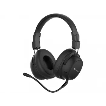 Sandberg langaton headset ANC FlexMic, langaton, pelaaminen, 20 - 20000 Hz, 211 g, headset, musta