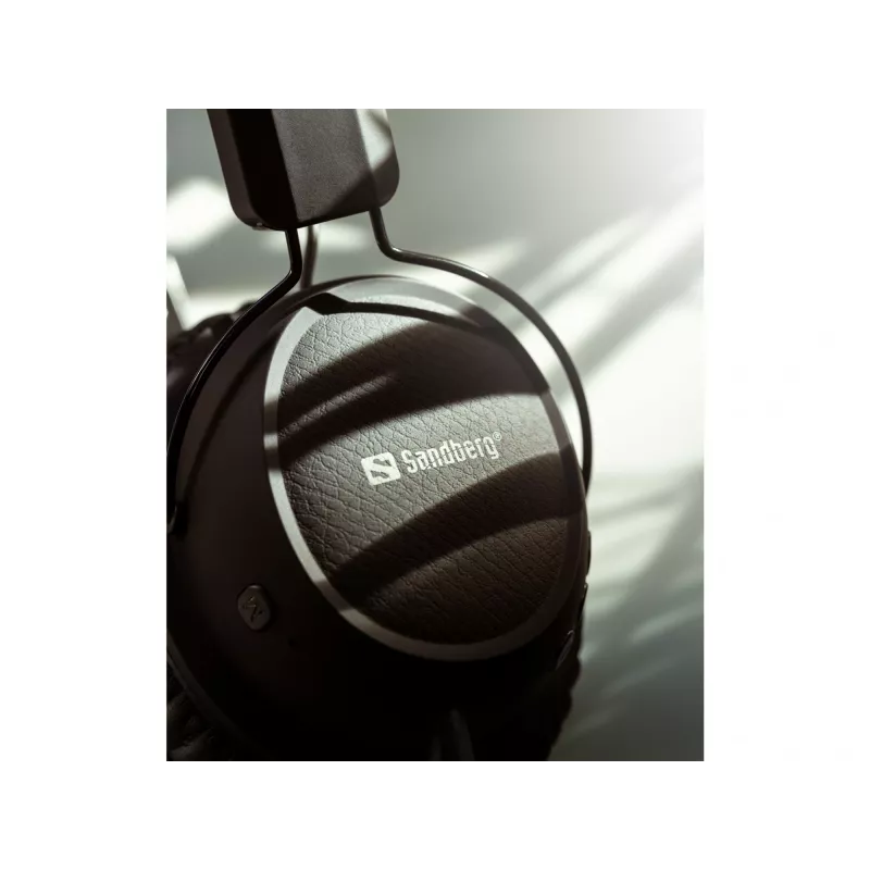 Sandberg langaton headset ANC FlexMic, langaton, pelaaminen, 20 - 20000 Hz, 211 g, headset, musta