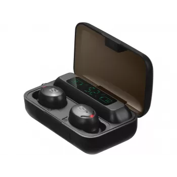 Sandberg Wireless Earbuds + Powerbank, True Wireless Stereo (TWS), 20 - 20000 Hz, puhelut/musiikki, headset, musta
