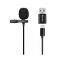 Sandberg Streamer USB -klipsimikrofoni, lavalier-/kiinnitettävä mikrofoni, -38 dB, 50 - 18000 Hz, 16 bit, 48 kHz, 84 dB
