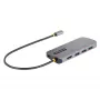 StarTech.com USB-C-moniporttisovitin, 4K 60Hz HDMI-video, 3-porttinen 5Gbps USB-keskitin, 100W Power Delivery -läpivienti, GbE, 30 cm kaapeli, mini-matkatelakka, kannettavan telakointiasema
