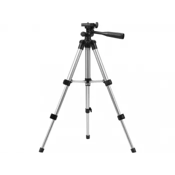 Sandberg yleisteline 26-60 cm, 3 jalkaa, musta, hopea, 60 cm