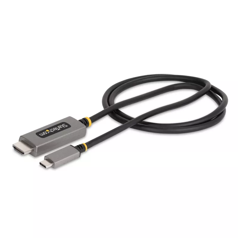 StarTech.com 1m USB-C - HDMI -adapterikaapeli, 8K 60Hz, 4K 144Hz, HDR10, USB Type-C - HDMI 2.1 -videomuunninkaapeli, USB-C DP Alt Mode/USB4/Thunderbolt 3/4 -yhteensopiva – USB-C-kannettava HDMI-näyttöön