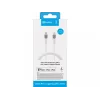 Sandberg USB-C PD - Lightning MFI 1M PRO, 1 m, Lightning, USB C, uros, uros, valkoinen