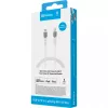 Sandberg USB-C PD - Lightning MFI 1M PRO, 1 m, Lightning, USB C, uros, uros, valkoinen